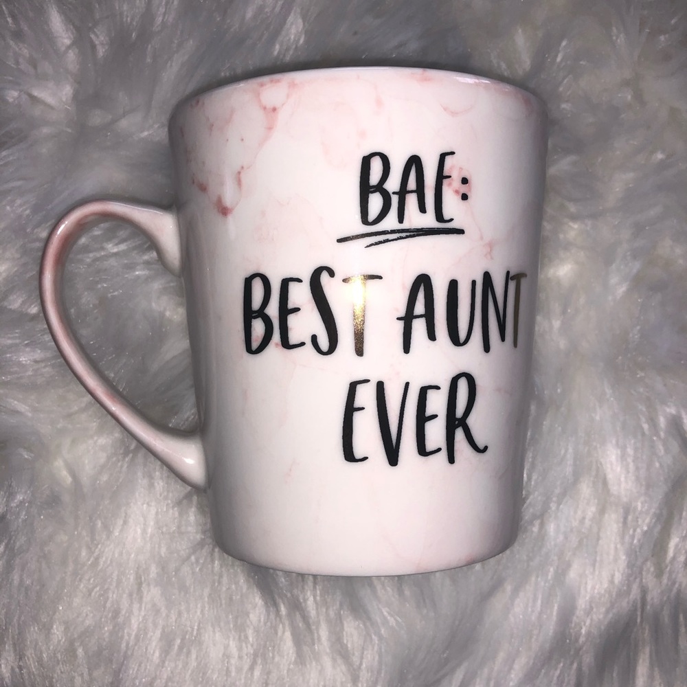 BAE: Best Aunt Ever Marble Coffee Mug